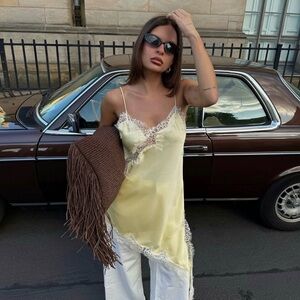 NWT ZARA ZW COLLECTION ASYMMETRIC LACE DRESS